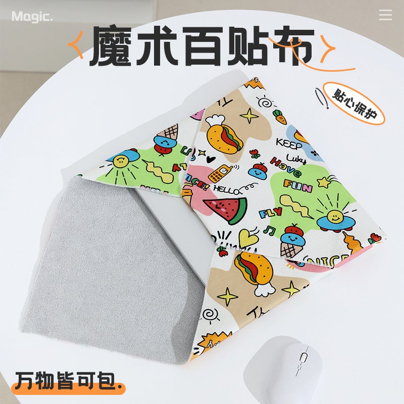 New Magic Cloth Cosmetic Bag Explosive 100-Piece Cloth Storage Bag Camera Sleeve Bag Micro Single Ipad Slr Protective Cover - Image 2